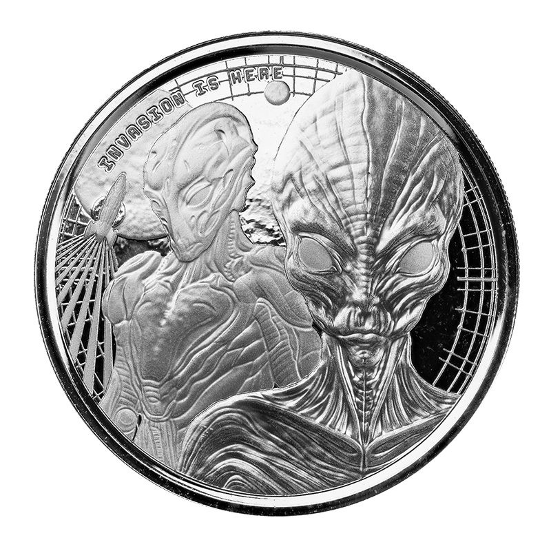 Image pour Pièce d’argent de 1/2 once, Alien du Ghana (2023) à partir de Métaux précieux TD